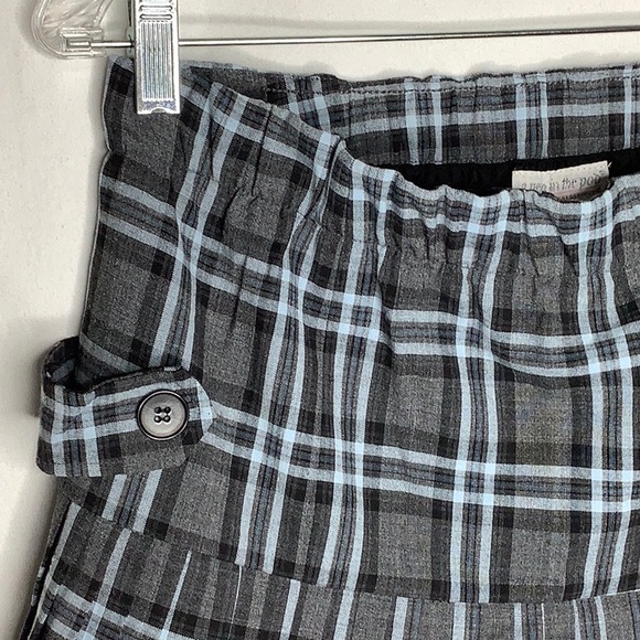 A Pea In The Pod Schoolgirl Plaid Pleated Maternity Skirt Size Small - Picture 3 of 10